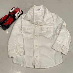 GAP White Linen Shirt